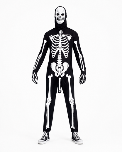Adult Pump-Action Skeleton Costume