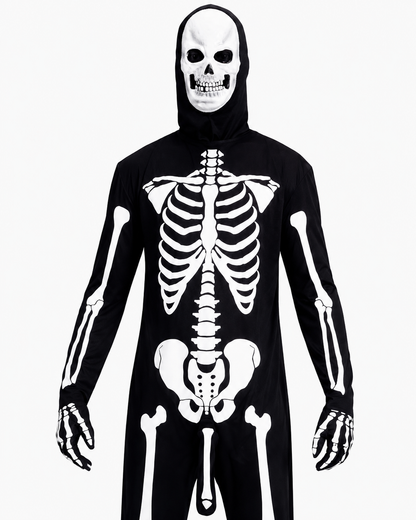 Adult Pump-Action Skeleton Costume